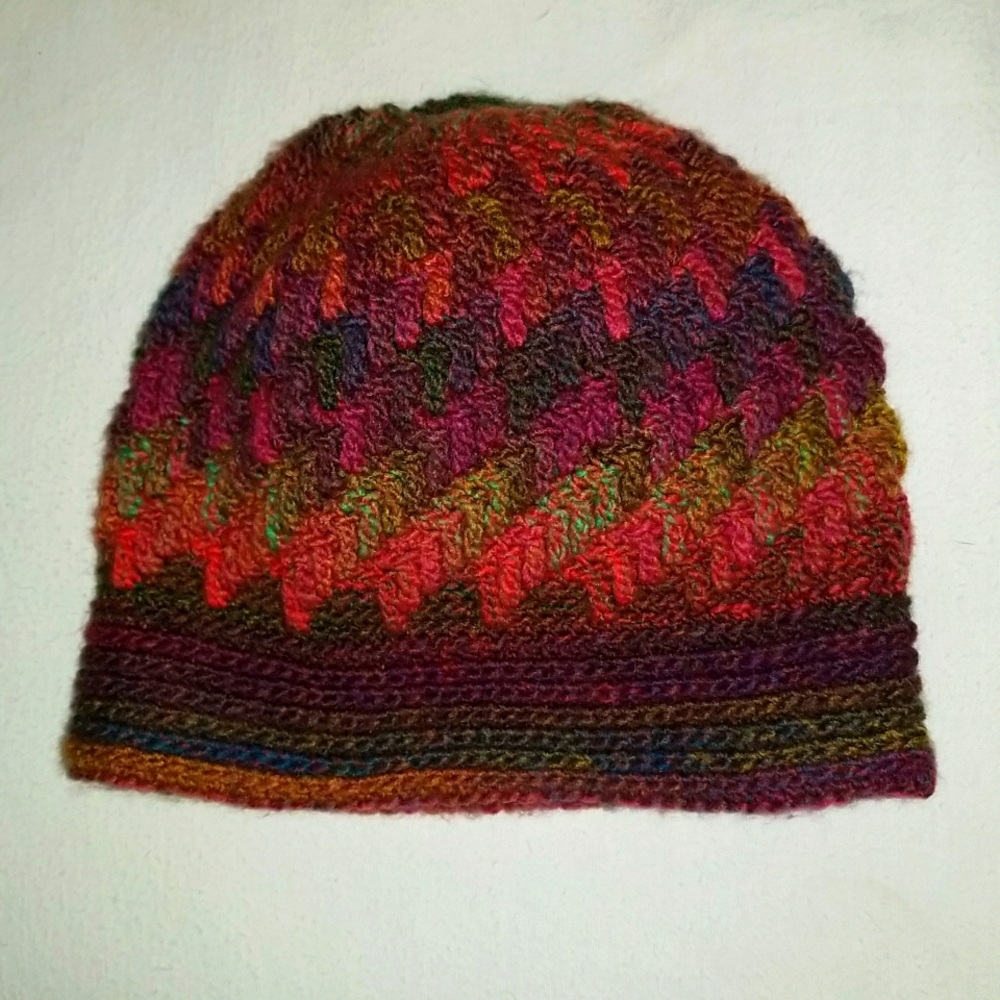 SOLD Handmade crochet beanie.  Brand new, never been worn.  Acrylic.